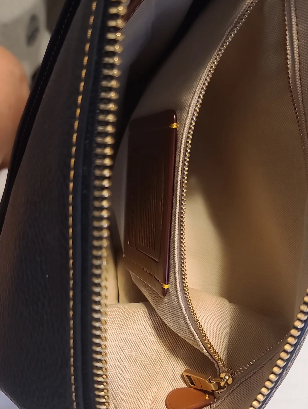 Coach Pebbled Leather Bucket Bag